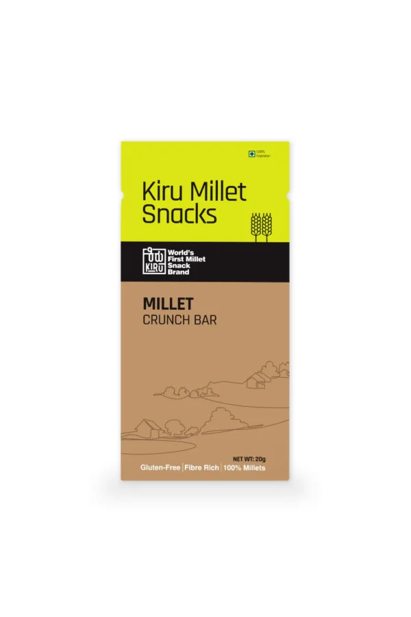 Vegan Millet Crunchy Bar (12 bars)