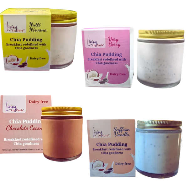 Very Berry Chia Pudding by Living LoCarb