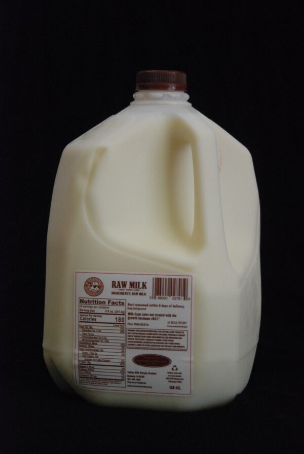 Raw Milk A2 by Valley Milk Simply Bottled