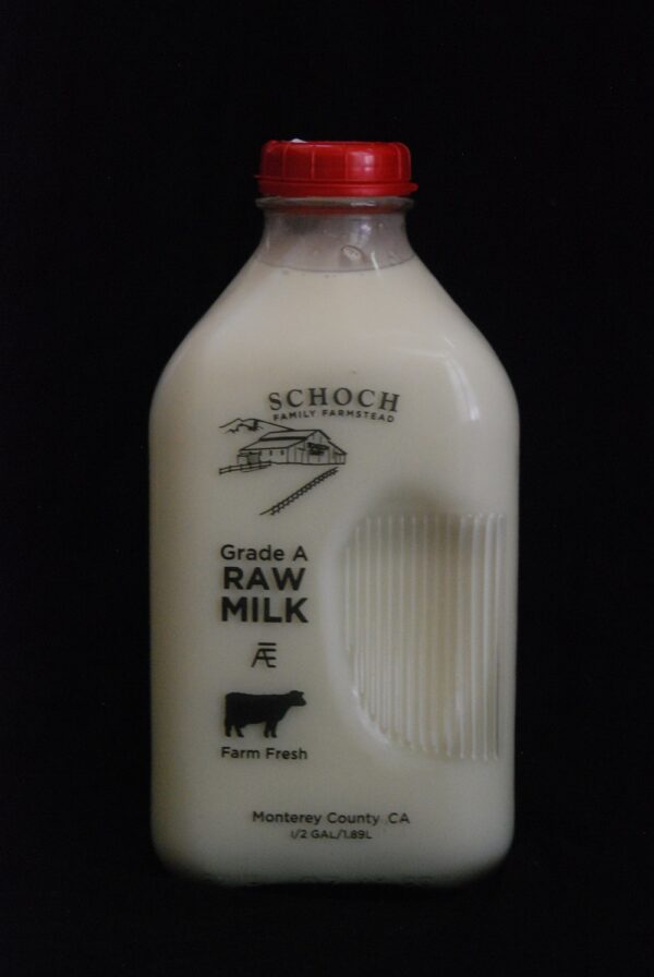 Raw Milk Half Gallon by Schoch Dairy
