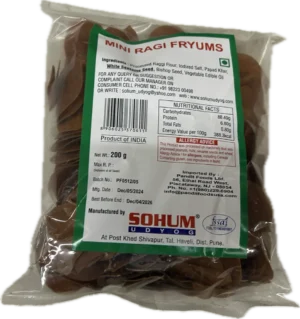 Sohum Mini Ragi Fryums Sohum Mini Ragi Fryums