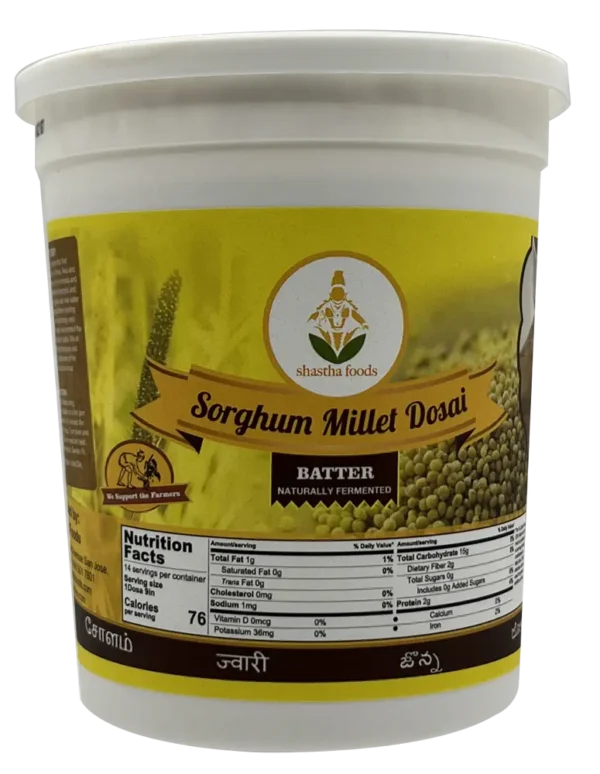 Sorghum Millet Dosa Batter by Shastha Foods