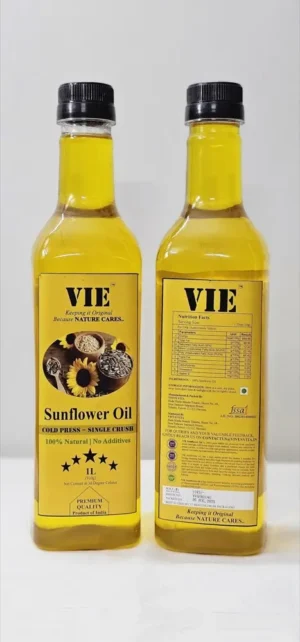 Sunflower Cold Press, Single Crush Oil