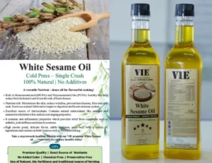 White Sesame Cold Press, Single Crush Oil