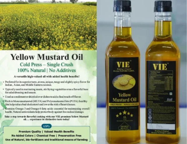 Yellow Mustard Oil by Vie