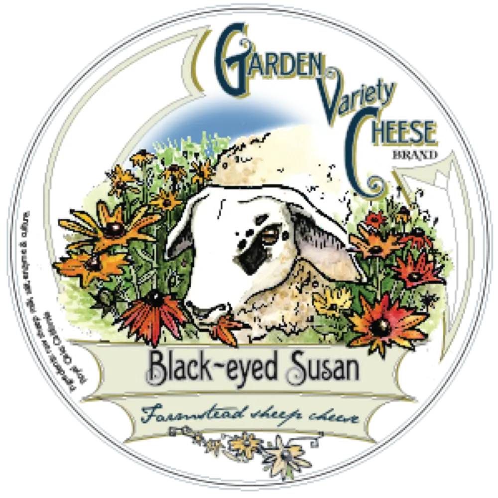 Black-Eyed Susan Cheese (Aged Cheese) by Garden Variety Cheese