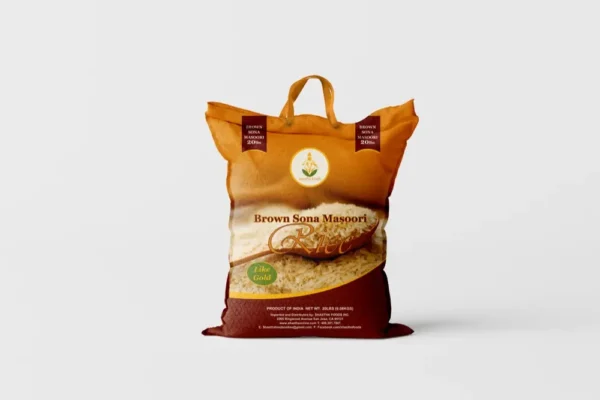 Brown Sona Masoori Rice by Shastha Foods