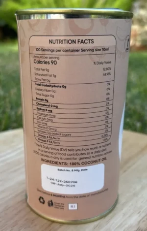 Coconut Ultra Cold Pressed Bull-Driven Ghana Oil by Desiri Naturals