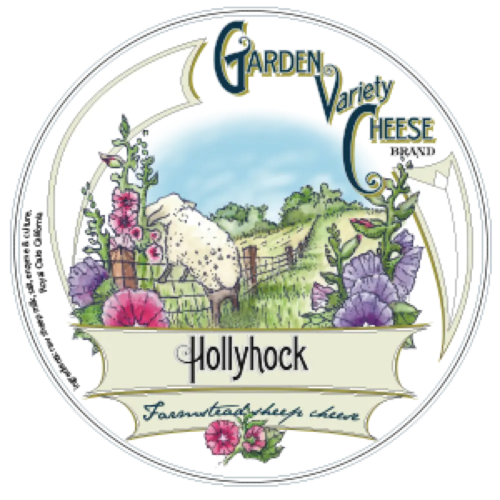Hollyhock Cheese (Aged Cheese) by Garden Variety Cheese