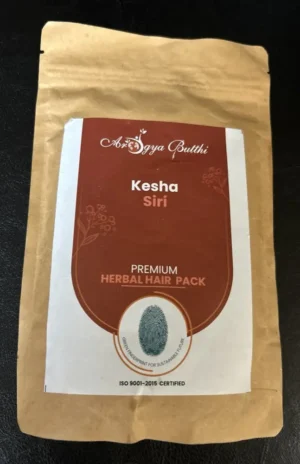 Kesha Siri Premium Herbal Hair Pack - Front Kesha Siri Premium Herbal Hair Pack by Arogya Butthi