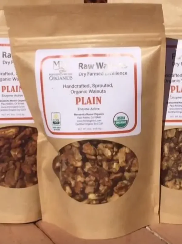 Organic Sprouted Walnuts by Manzanita Manor Organics