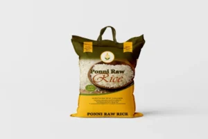 Ponni Raw Rice 10 lbs front Ponni Raw Rice by Shastha Foods
