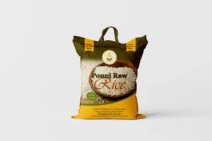 Ponni Raw Rice 20 lbs front Ponni Raw Rice by Shastha Foods