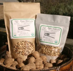 Raw Organic Walnuts &ndash; Bagged by Manzanita Manor Organics