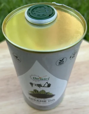 Black Sesame Ultra Cold Pressed Bull-Driven Ghana Oil by Desiri Naturals