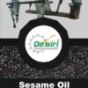 Black Sesame Ultra Cold Pressed Bull-Driven Ghana Oil by Desiri Naturals