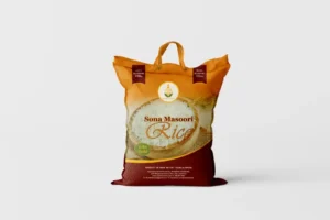 Sona Masoori Rice 10 lbs Front Sona Masoori Rice by Shastha Foods
