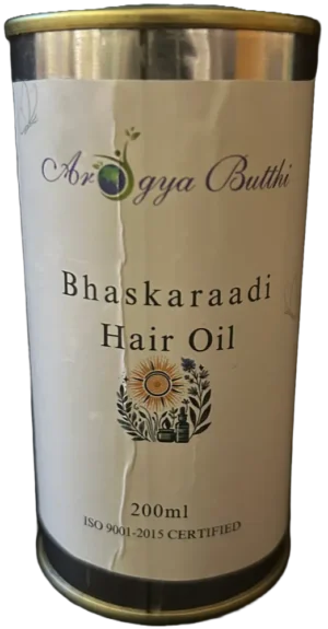Bhaskaraadi Cold-Pressed Infused Hair Oil by Arogya Butthi