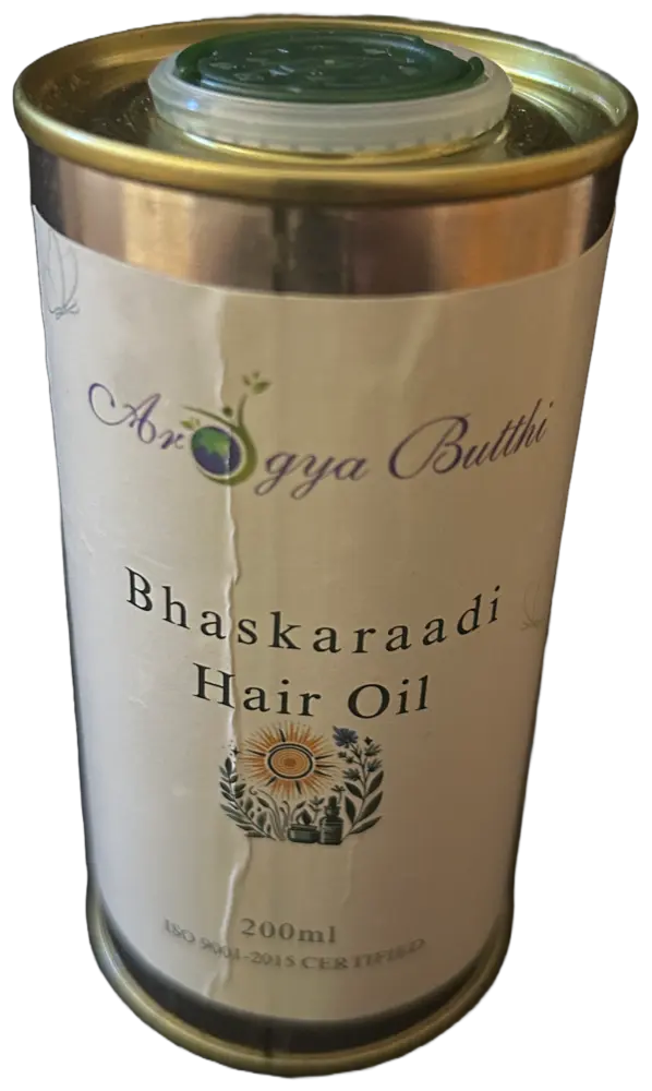 Bhaskaraadi Cold-Pressed Infused Hair Oil by Arogya Butthi
