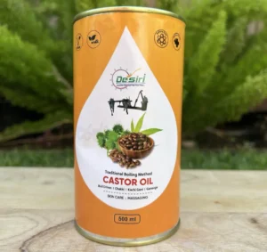 Castor Oil – Heritage Wood-Fire Boiling Extraction, Pure & Natural by Desiri Naturals