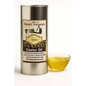 Castor Oil – Heritage Wood-Fire Boiling Extraction, Pure & Natural by Desiri Naturals