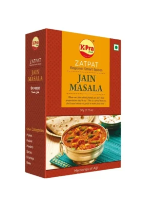 K-Pra Zatpat Jain Masala 50g Front Zatpat Jain Masala by K-Pra