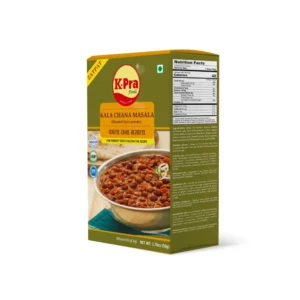 K-Pra Zatpat Kala Chana Masala 50g Side 1 Zatpat Kala Chana Masala by K-Pra