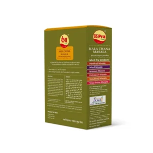 K-Pra Zatpat Kala Chana Masala 50g Side 2 Zatpat Kala Chana Masala by K-Pra