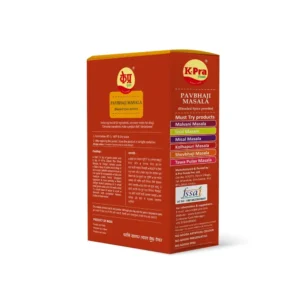 K-Pra Zatpat Pavbhaji Masala 50g Side 2 Zatpat Pavbhaji Masala by K-Pra