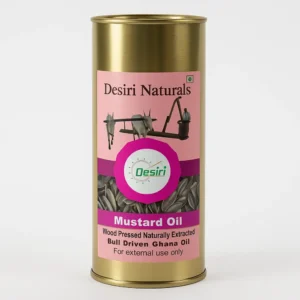 Mustard Wood Pressed Bull-Driven Ghana Oil by Desiri Naturals