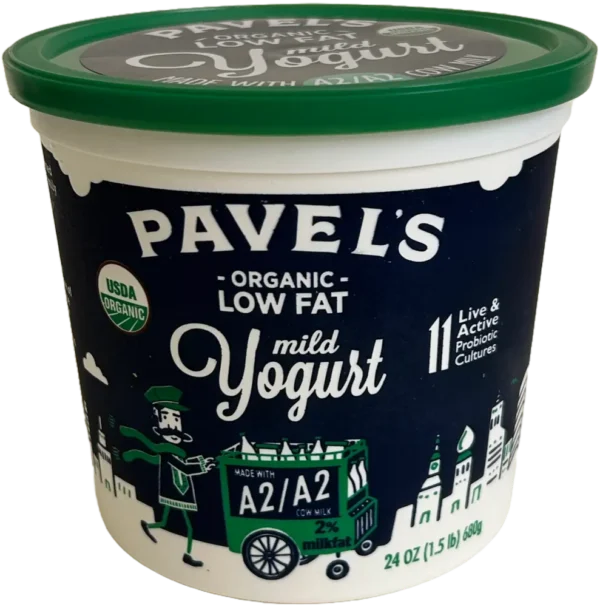 Pavel's A2/A2 Organic Low Fat Mild Yogurt