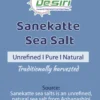 Sanekatte Mineral-Rich Brown Sea Salt by Desiri Naturals