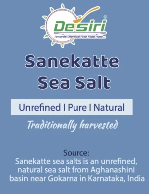Sanekatte Mineral-Rich Brown Sea Salt by Desiri Naturals