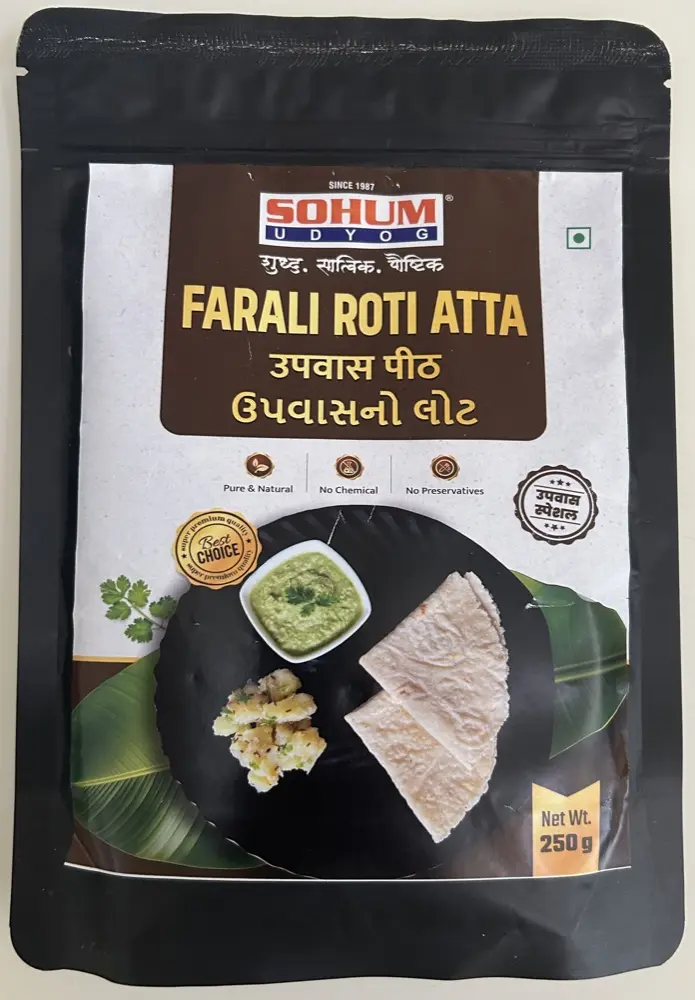 Sohum Farali Roti Atta