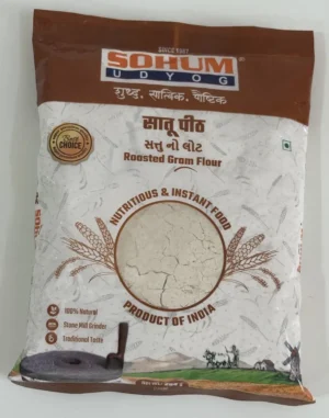 Sohum Sattu Flour - Front Sohum Sattu Flour (Roasted Gram Flour)