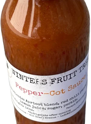 Winters Fruit Tree Pepper-Cot Sauce - Front Top Cropped Pepper-Cot Sauce by Winters Fruit Tree