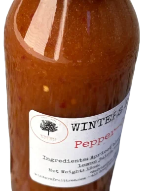 Winters Fruit Tree Pepper-Cot Sauce - Left Cropped Pepper-Cot Sauce by Winters Fruit Tree