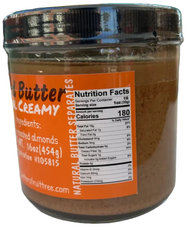 Almond Butter Natural Creamy by Winters Fruit Tree