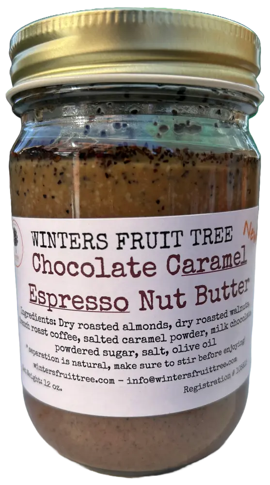 Chocolate Caramel Espresso Nut Butter by Winters Fruit Tree