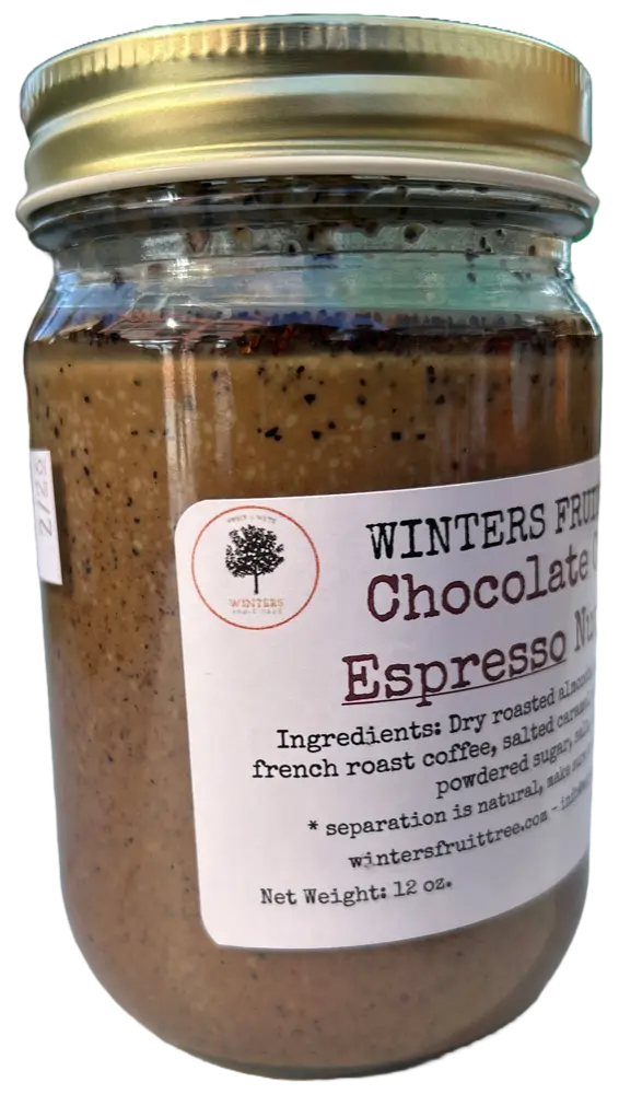 Chocolate Caramel Espresso Nut Butter by Winters Fruit Tree