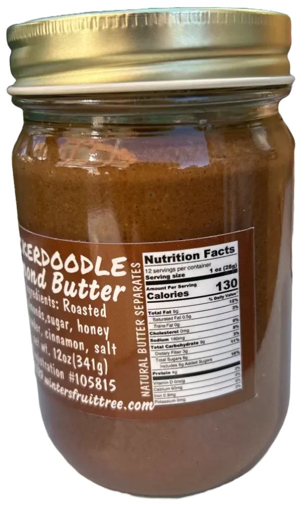 Snickerdoodle Almond Butter by Winters Fruit Tree