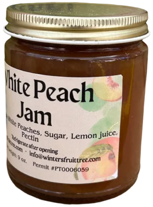 White Peach Jam by Winters Fruit Tree