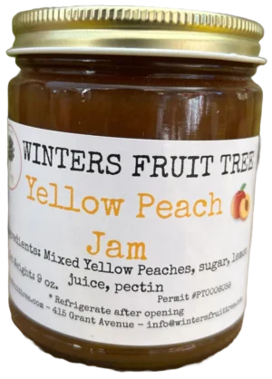 Yellow Peach Jam - Front Yellow Peach Jam by Winters Fruit Tree