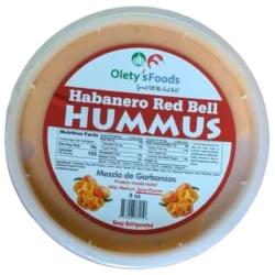 Zen Batch - Habanero Red Bell Hummus (Mild, Medium) by Olety's Foods