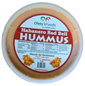 Zen Batch - Habanero Red Bell Hummus (Mild, Medium) by Olety's Foods