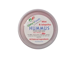 Zen Batch - Mint & Jalapeños Hummus (Jain) by Olety's Foods