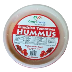 Sundried Tomatoes Hummus (Mild) by Olety's Foods