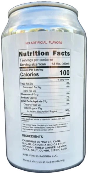 Kokum Soda (Regular) by SupaSoda