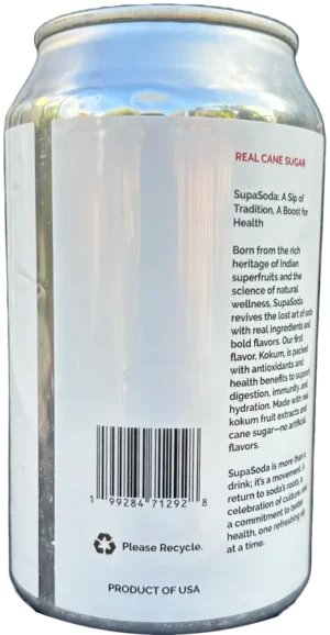 Kokum Soda (Regular) by SupaSoda