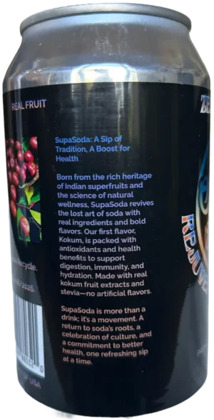 Kokum Soda (Zero Sugar) by SupaSoda